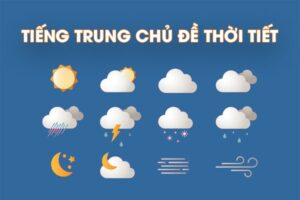 tiếng Trung chủ đề thời tiết