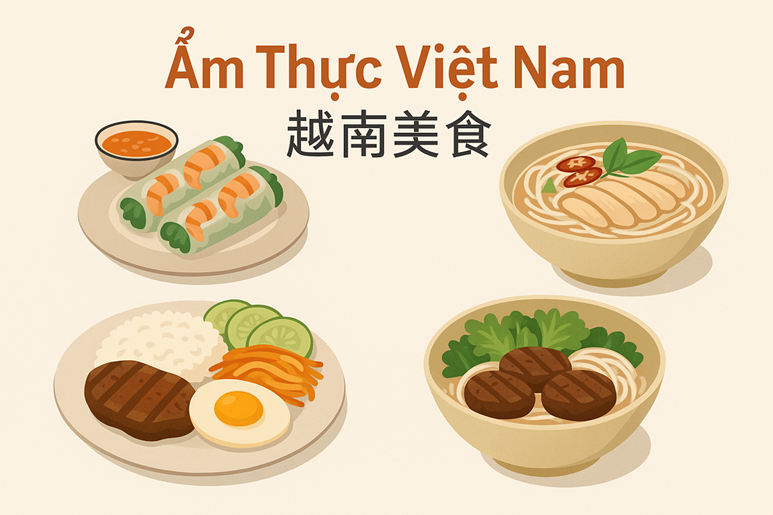 món ăn Việt Nam tiếng Trung