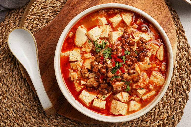 Ẩm Thực Tứ Xuyên Trung Quốc - Đậu Phụ Ma Bà