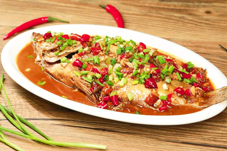 Trường Phái Ẩm thực An Huy Trung Quốc - cá quế ngâm muối chua