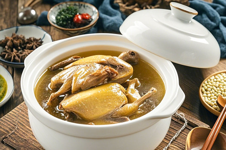 Trường Phái Ẩm thực An Huy Trung Quốc - Bồ câu hầm Hoàng Sơn