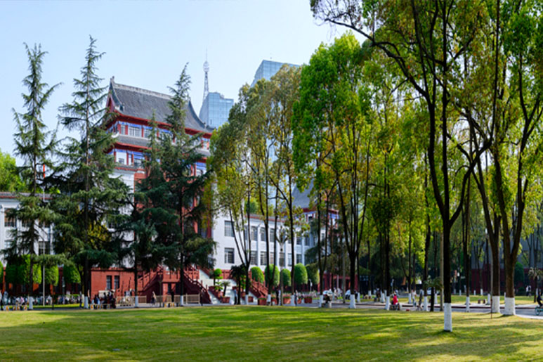 Không gian xanh tại đại học Tứ Xuyên Trung Quốc