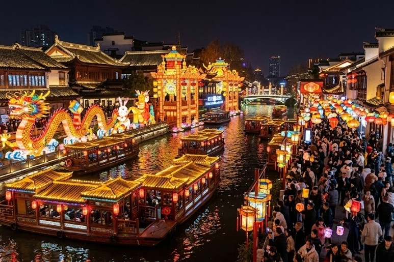 Lễ Hội Đèn Tần Hoài