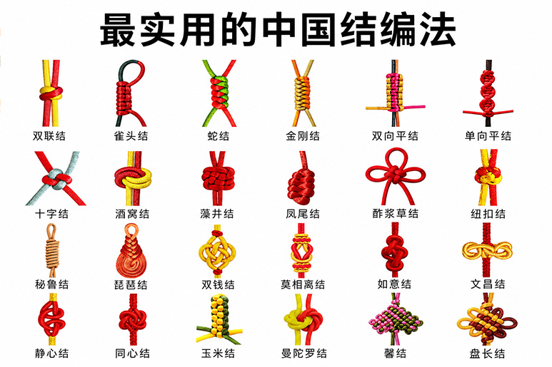Các loại nút thắt Trung Quốc phổ biến