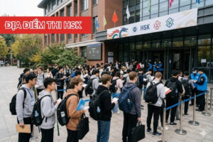địa điểm thi HSK
