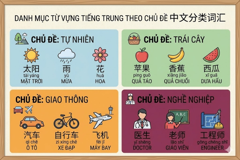 từ vựng HSK3 chuẩn 3.0 (1)