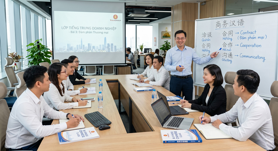 Phương pháp giảng dạy tiếng Trung thương mại tại SHZ