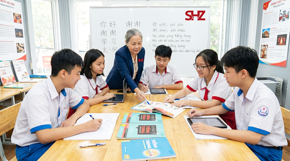 Lớp tiếng Trung thiếu niên SHZ