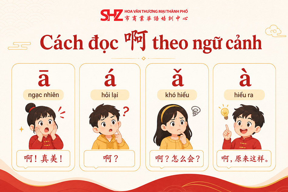Cách dùng thán từ trong tiếng Trung