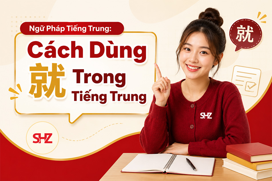 Cách dùng 就 trong tiếng Trung