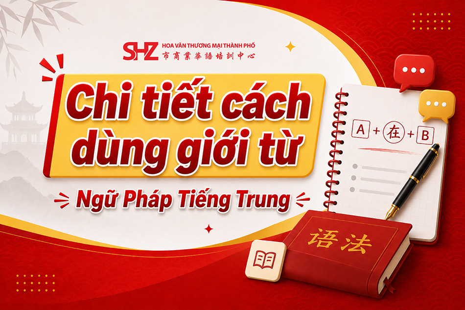 Chi tiết cách dùng giới từ trong tiếng Trung