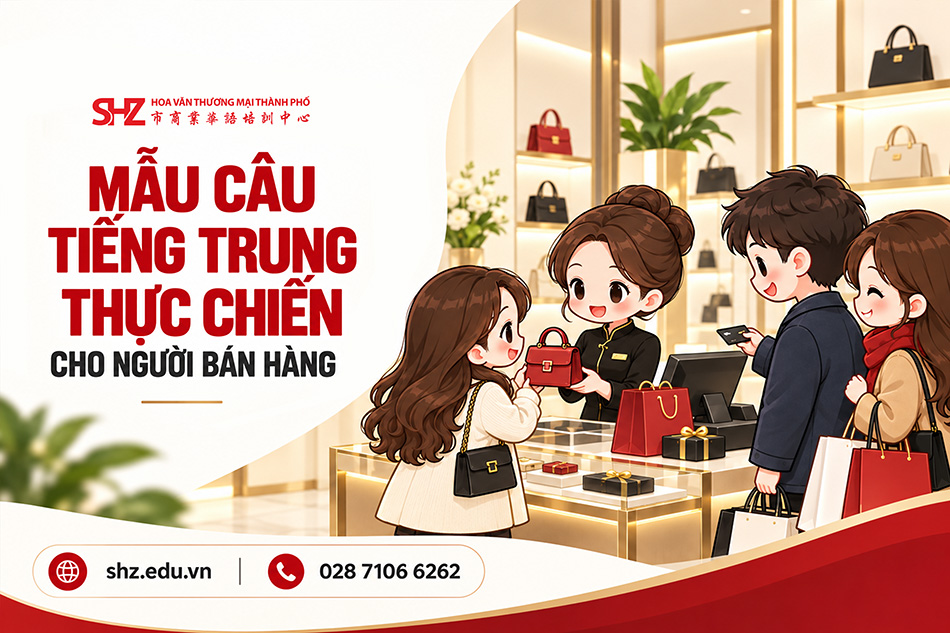 Tiếng Trung cho người bán hàng 2 Mẫu câu Tiếng Trung cho người bán hàng