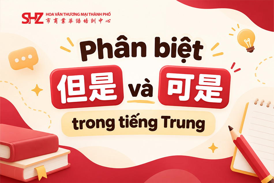 Phân biệt 但是 và 可是 trong tiếng Trung